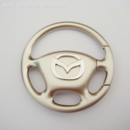 Car Steering Wheel Zinc Alloy Metal Key Ring